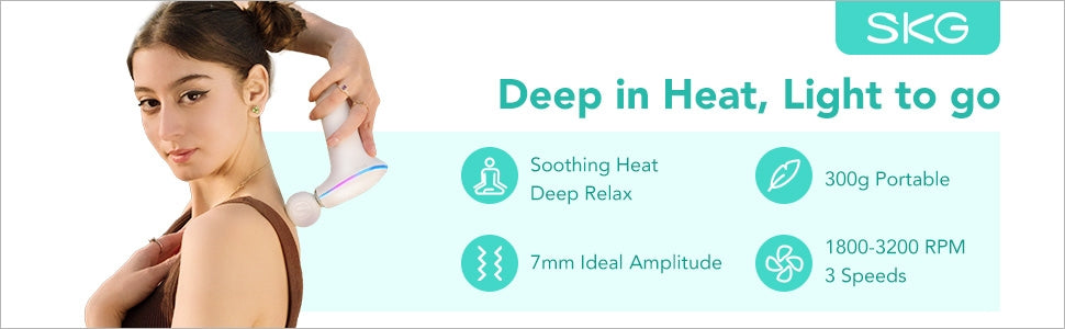 SKG massage gun F5 White