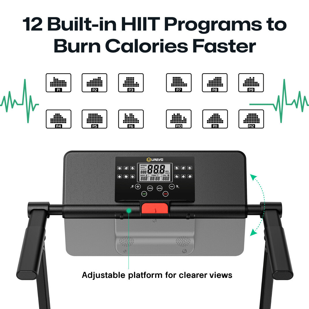 Urevo Foldi Mini löpband 1049 x 399 mm 10 km/t- Class A