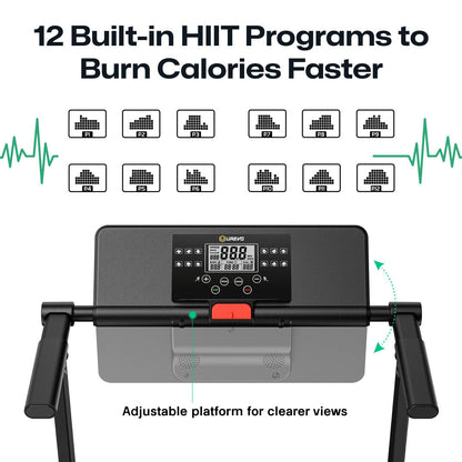 Urevo Foldi Mini löpband 1049 x 399 mm 10 km/t