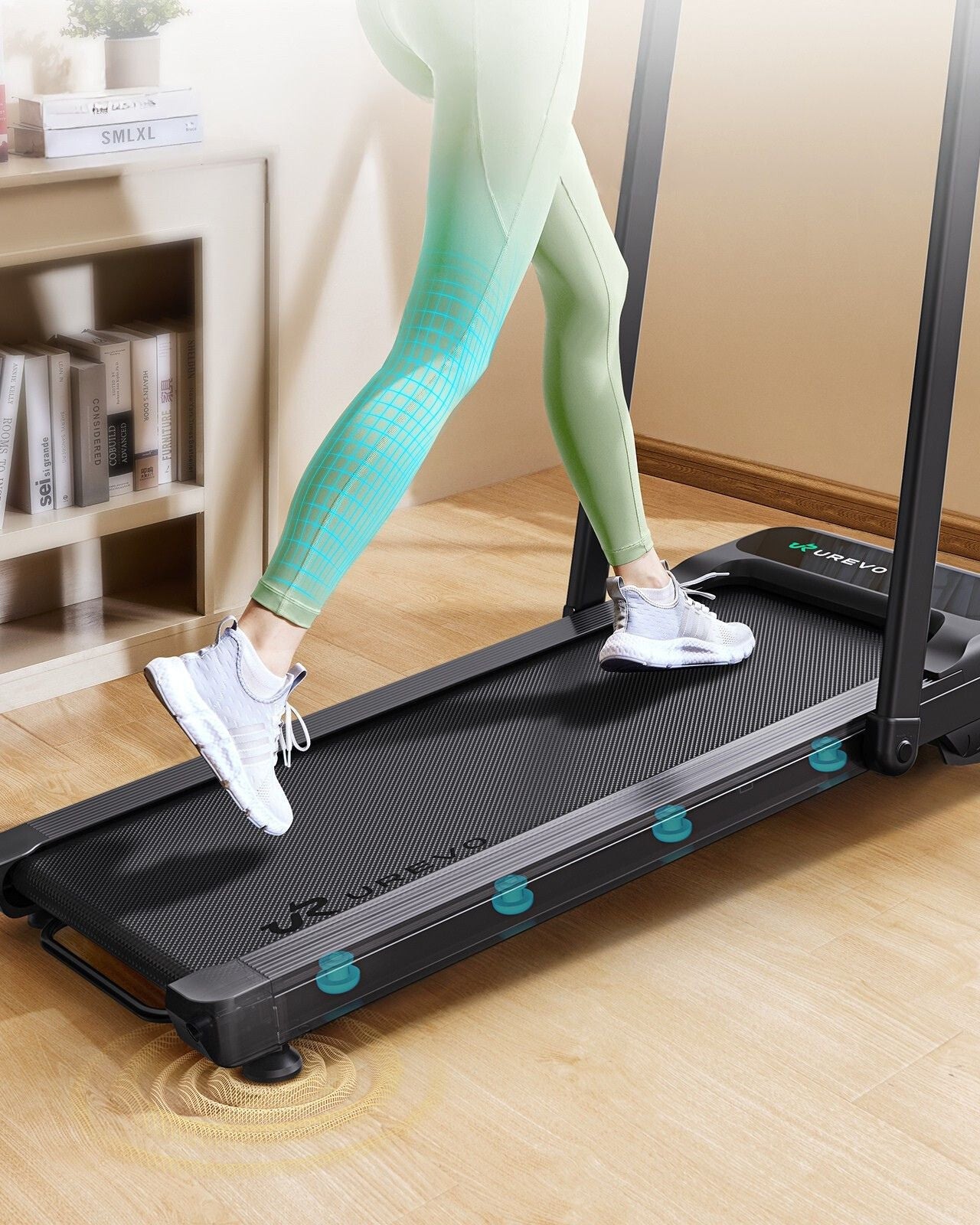 UREVO Strol 2S PRO 2-IN-1 Walking& Running Treadmill